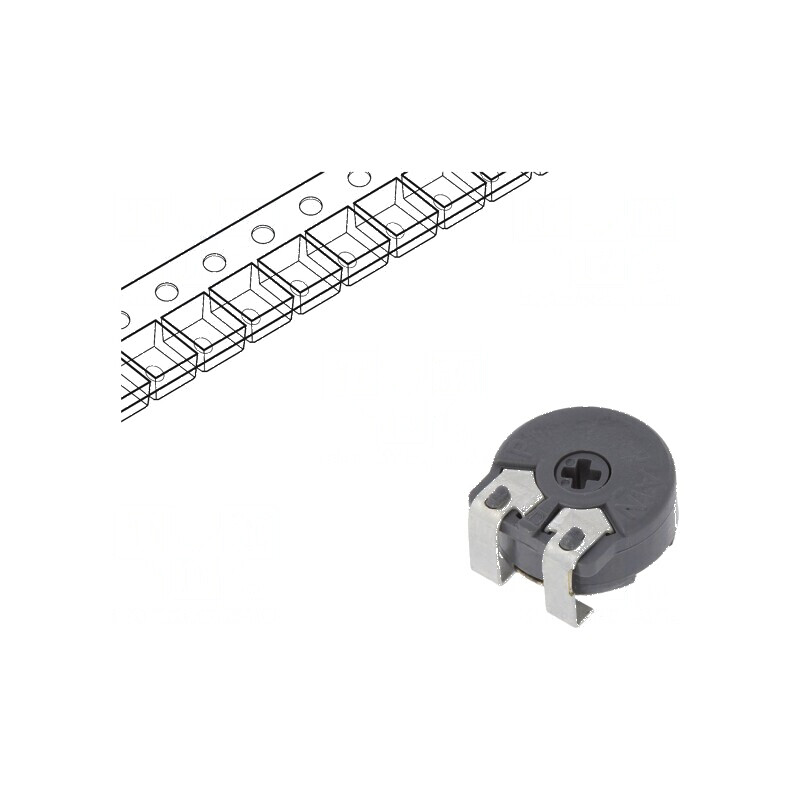 Potențiometru 100kΩ 150mW montare orizontală cu o tură | Electronic-mag.ro | Componente Electronice Potențiometru 100kΩ 150mW montare orizontală cu o tură | Electronic-mag.ro | Componente Electronice