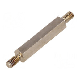 Piuliță distanțieră filetată 30mm M4 hexagonală | Electronic-mag.ro | Componente Electronice