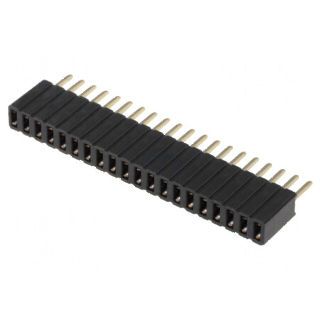 Conector şiruri pini soclu mamă 20 PIN 1,27mm THT 1x20 | Electronic-mag.ro | Componente Electronice