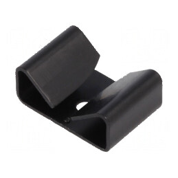 Radiator extrudat U TO126 negru 13,2mm x 19,7mm x 8,1mm | Electronic-mag.ro | Componente Electronice