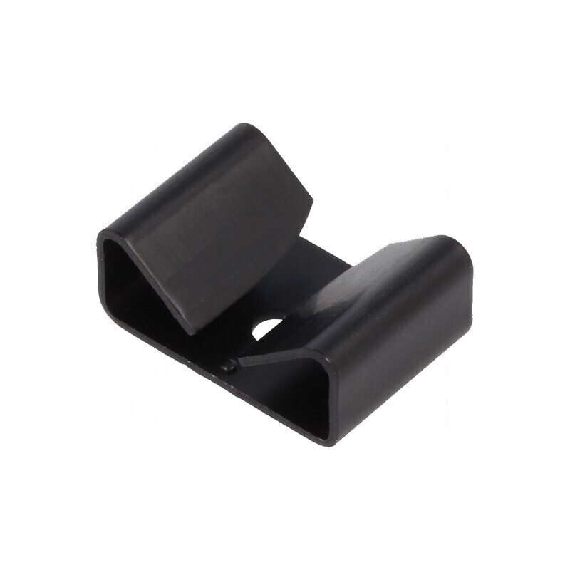 Radiator extrudat U TO126 negru 13,2mm x 19,7mm x 8,1mm | Electronic-mag.ro | Componente Electronice