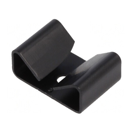 Radiator extrudat U TO126 negru 13,2mm x 19,7mm x 8,1mm | Electronic-mag.ro | Componente Electronice