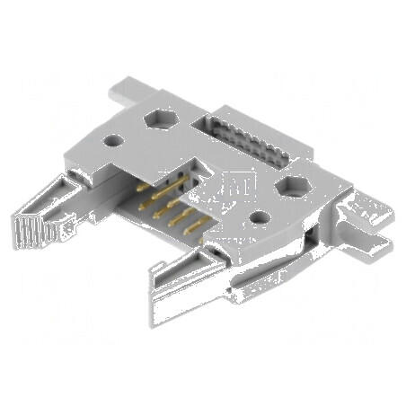 Conector IDC mufă tată 10 pini cu suport și ejector 3A | Electronic-mag.ro | Componente Electronice