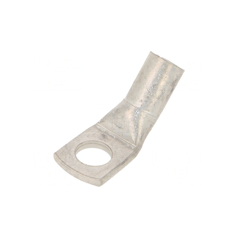 Vârf inelar tubular M6 10mm² crimpat pe cablu unghi 45° | Electronic-mag.ro | Componente Electronice Vârf inelar tubular M6 10mm² crimpat pe cablu unghi 45° | Electronic-mag.ro | Componente Electronice