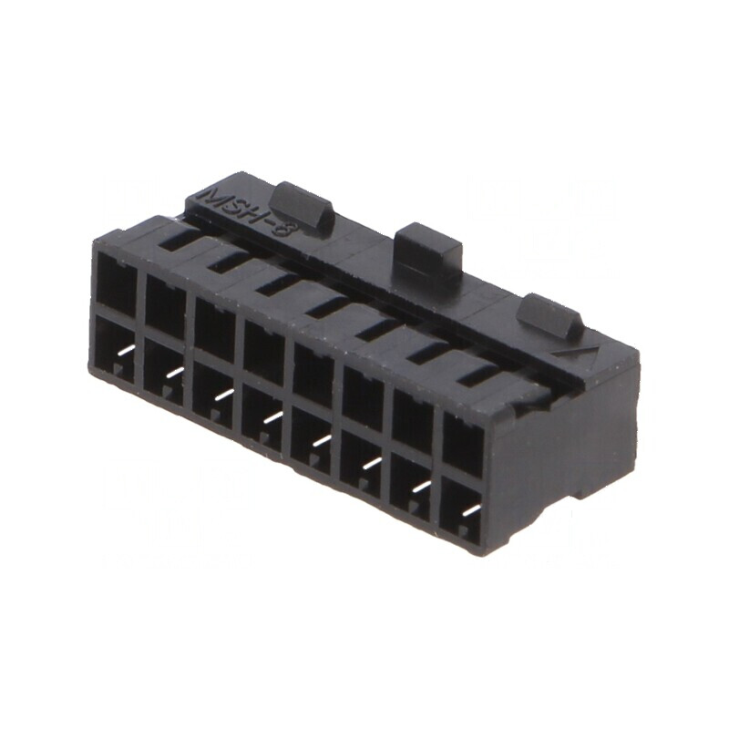 Conector cablu-cablu/PCB mufă mamă 16 pini Milli-Grid 2mm | Electronic-mag.ro | Componente Electronice