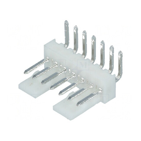 Conector cablu-placă soclu tată KK 254 2,54mm 7 PIN THT 4A | Electronic-mag.ro | Componente Electronice