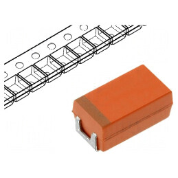 Condensator OxiCap SMD 100uF 6.3VDC Niobiu C 2312 ±20% | Electronic-mag.ro | Componente Electronice