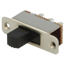 Comutator glisant DPDT 0,5A 250VAC ON-ON Nr.term 6 | Electronic-mag.ro | Componente Electronice