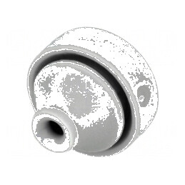 Manşon Øorif.mont 13mm elastomer termoplastic TPE gri IP67 | Electronic-mag.ro | Componente Electronice
