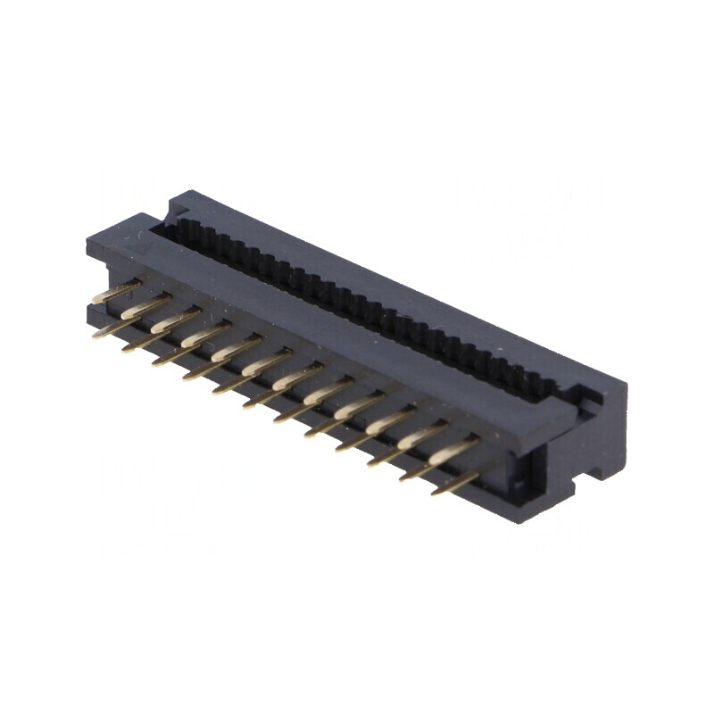 Conector IDC 24 PIN THT pentru cablu-bandă 1,27mm | Electronic-mag.ro | Componente Electronice