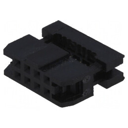 Conector IDC mufă mamă 8 pini fără presare cablu 1mm | Electronic-mag.ro | Componente Electronice