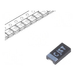 Condensator tantal-polimer 47uF 6.3VDC 1206 SMD low ESR ±20% | Electronic-mag.ro | Componente Electronice