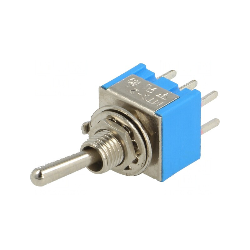 Comutator basculant DPDT ON-ON 2 poziții 3A/250VAC pentru PCB | Electronic-mag.ro | Componente Electronice Comutator basculant DPDT ON-ON 2 poziții 3A/250VAC pentru PCB | Electronic-mag.ro | Componente Electronice