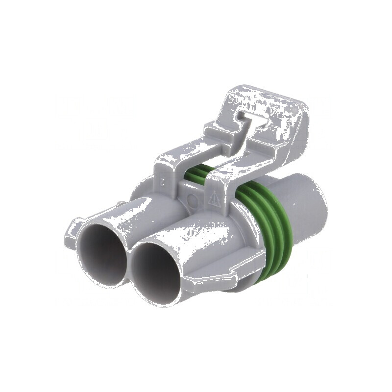 Conector automotive mufă mamă Ducon 6.3 pe cablu PIN 2 gri | Electronic-mag.ro | Componente Electronice