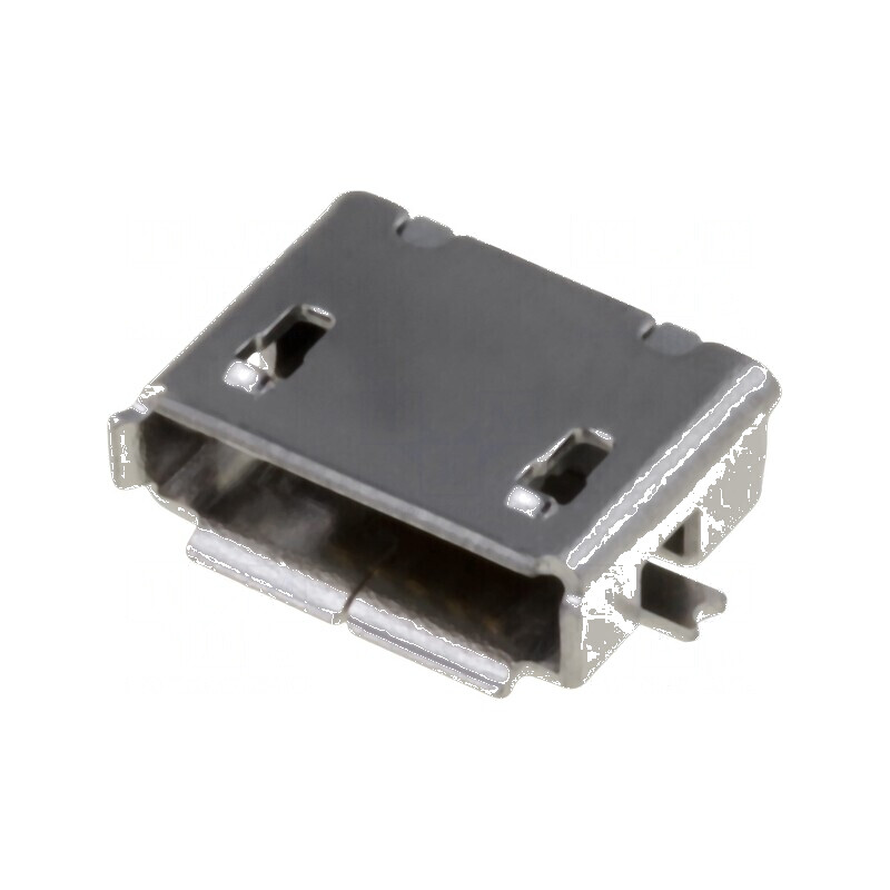 Conector USB AB micro soclu SMT 5 PIN USB 2.0 aurit | Electronic-mag.ro | Componente Electronice