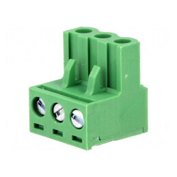 Regletă de conexiuni deconectabilă 5mm cu 3 mufe dreptunghiulare | Electronic-mag.ro | Componente Electronice