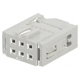 Conector IDC mufă mamă 6 PIN aurit cu presare cablu | Electronic-mag.ro | Componente Electronice
