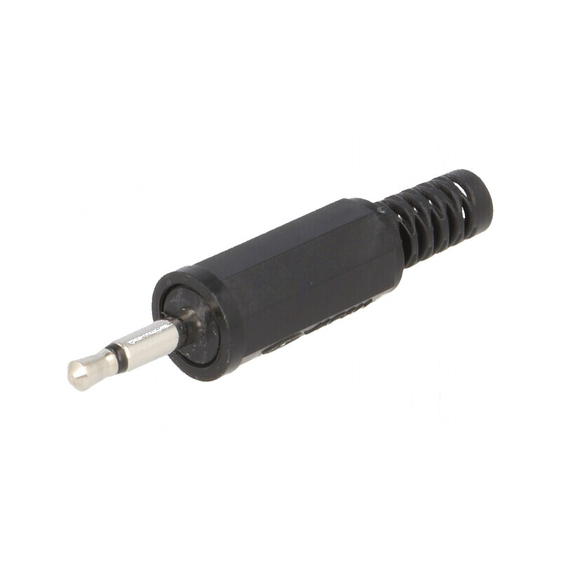 Conector Jack 2,5mm mufă tată mono cu manșon drept | Electronic-mag.ro | Componente Electronice