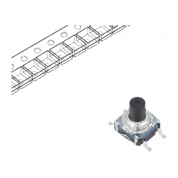 Microîntrerupător TACT SPST-NO 0,05A/32VDC SMT Poz: 2 | Electronic-mag.ro | Componente Electronice