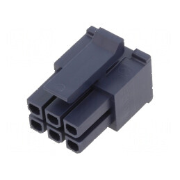 MicroFit 3.0 Conector DR Rcpt 6Ckt Glow Wire | Electronic-mag.ro | Componente Electronice