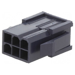 Conector cablu-cablu Mini-Fit Jr 4,2mm PIN 6 Mufă Tată | Electronic-mag.ro | Componente Electronice