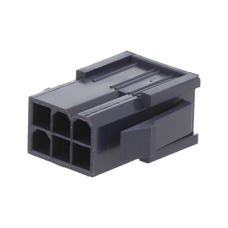 Conector cablu-cablu Mini-Fit Jr 4,2mm PIN 6 Mufă Tată | Electronic-mag.ro | Componente Electronice