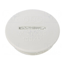 Capac de protecție M32 1,5 din polistiren gri deschis 8mm | Electronic-mag.ro | Componente Electronice