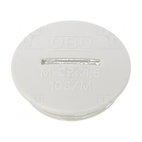 Capac de protecție M32 1,5 din polistiren gri deschis 8mm | Electronic-mag.ro | Componente Electronice