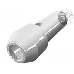 Pin tată aurit Han® D-Sub 0,09-0,25mm2 28AWG-24AWG crimpat | Electronic-mag.ro | Componente Electronice
