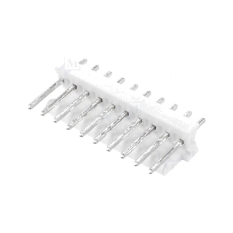 Conector cablu-placă soclu tată PIN 10 2,54mm THT MTA-100 | Electronic-mag.ro | Componente Electronice
