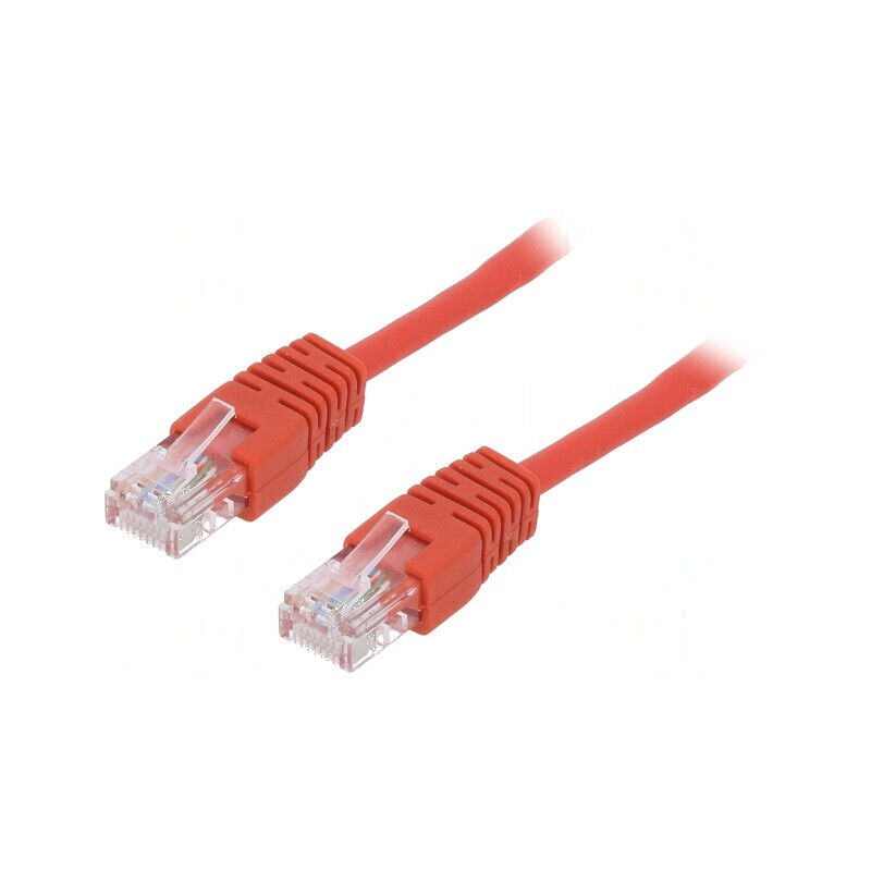 Cabluri patch U/UTP 5e 0,5m roșu 26AWG CCA PVC | Electronic-mag.ro | Componente Electronice Cabluri patch U/UTP 5e 0,5m roșu 26AWG CCA PVC | Electronic-mag.ro | Componente Electronice