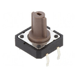 Microîntrerupător TACT SPST-NO 0,05A 12VDC THT 1,8N | Electronic-mag.ro | Componente Electronice
