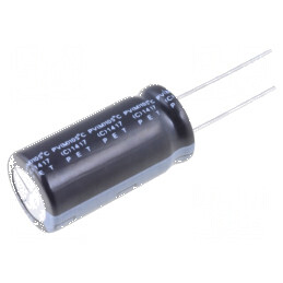 Condensator electrolitic THT 47uF 400VDC Ø16x32mm ±20% 5000h | Electronic-mag.ro | Componente Electronice