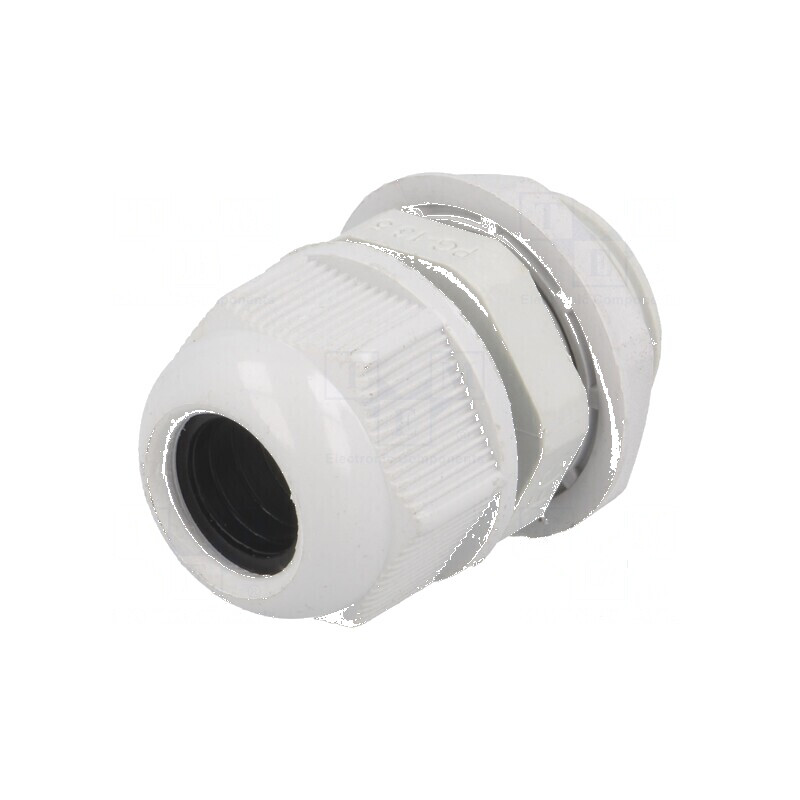 Garnitură etanșare PG13,5 IP65 poliamidă gri | Electronic-mag.ro | Componente Electronice