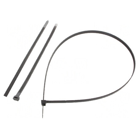 Colier strângere poliamidă 1000mm 12,5mm 1112N negru | Electronic-mag.ro | Componente Electronice