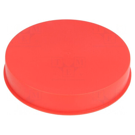 Obturator Corp Roșu Diametru 166mm Înălțime 28mm LDPE cu Împingere | Electronic-mag.ro | Componente Electronice