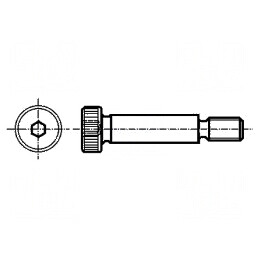 Şurub de păsuire oţel M6 1 imbus HEX 4mm, filet 11mm | Electronic-mag.ro | Componente Electronice