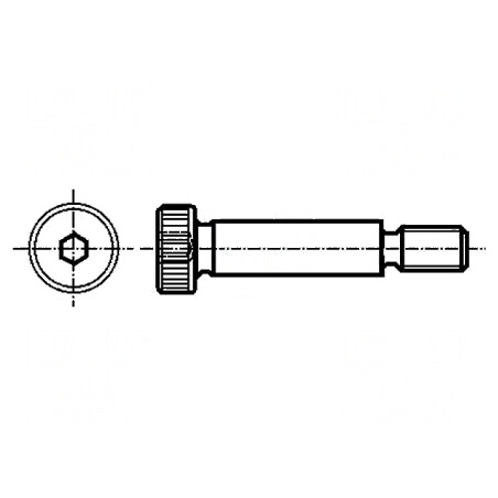 Şurub de păsuire oţel M6 1 imbus HEX 4mm, filet 11mm | Electronic-mag.ro | Componente Electronice