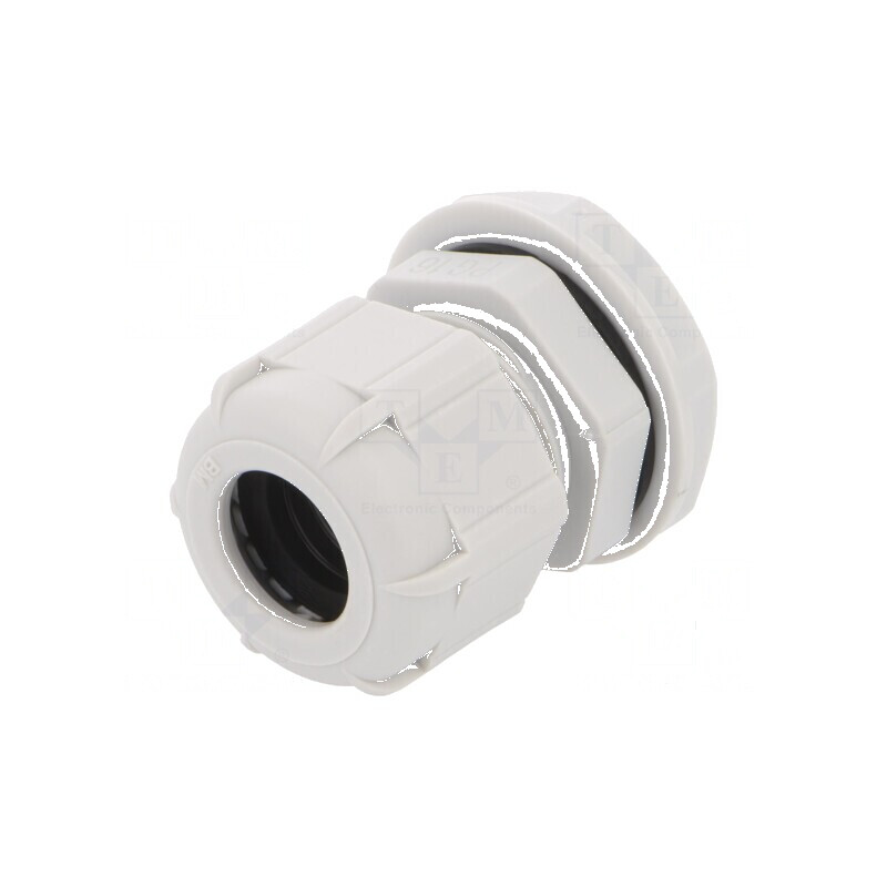 Garnitură etanșare PG16 IP68 poliamidă gri deschis | Electronic-mag.ro | Componente Electronice