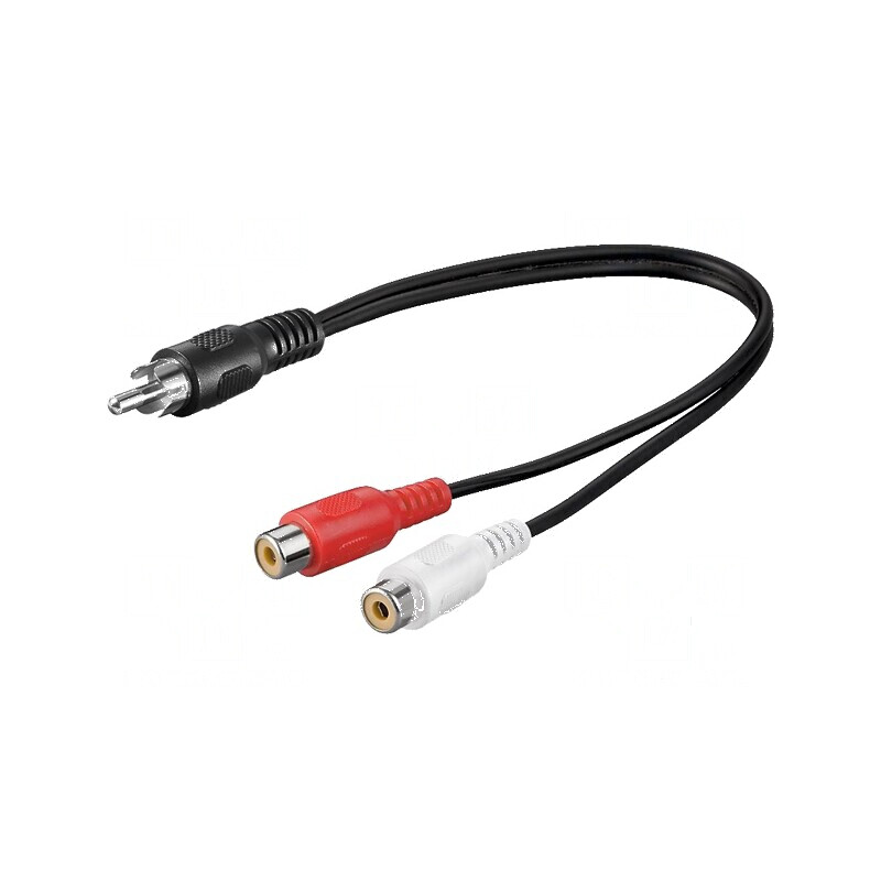Cablu RCA soclu x2 cu mufă, lungime 0,2m | Electronic-mag.ro | Componente Electronice Cablu RCA soclu x2 cu mufă, lungime 0,2m | Electronic-mag.ro | Componente Electronice