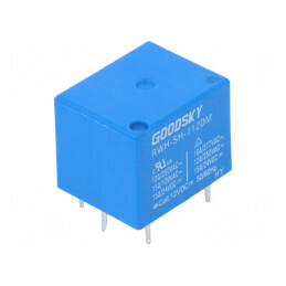 Releu electromagnetic SPST-NO 12VDC 15A 12A/250VAC | Electronic-mag.ro | Componente Electronice