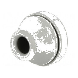 Manșon elastomer termoplastic TPE gri Ø 23mm IP67 | Electronic-mag.ro | Componente Electronice
