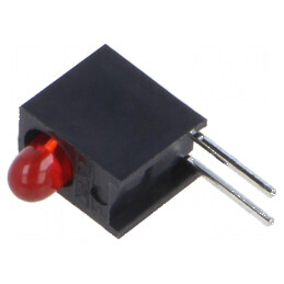 LED 3mm roșu difuz, 20mA, 2VDC | Electronic-mag.ro | Componente Electronice