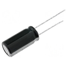 Condensator electrolitic THT 470uF 25V Ø10x16mm Raster 5mm | Electronic-mag.ro | Componente Electronice