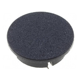 Capac plastic negru cu fixare prin apăsare | Electronic-mag.ro | Componente Electronice