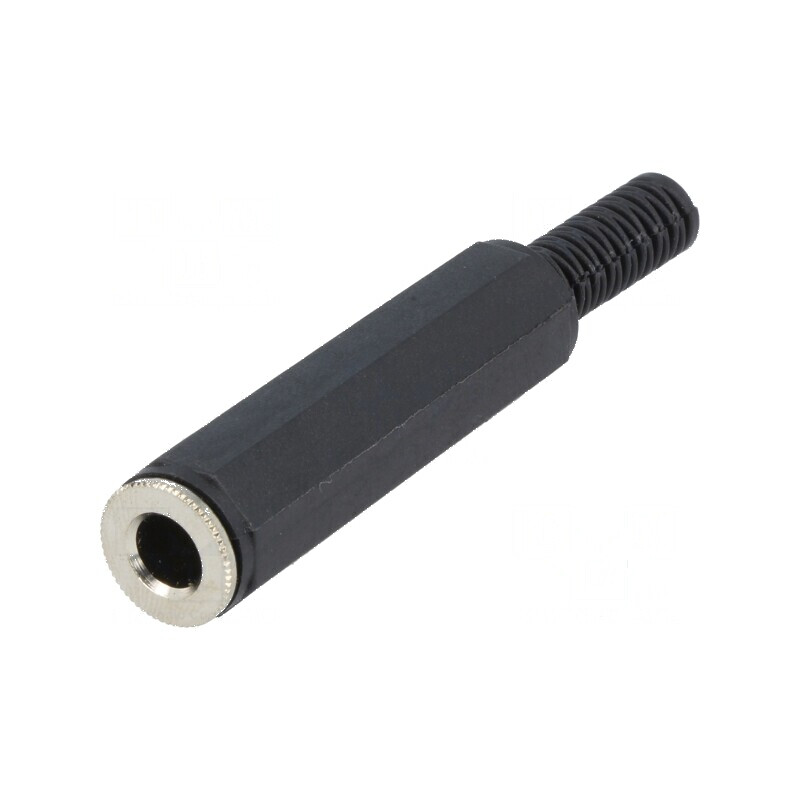 Conector Jack 6,3mm mufă mamă stereo 3 piste drept | Electronic-mag.ro | Componente Electronice
