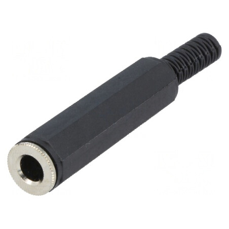 Conector Jack 6,3mm mufă mamă stereo 3 piste drept | Electronic-mag.ro | Componente Electronice