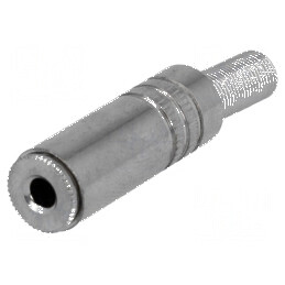 Conector Jack 3,5mm mufă mamă stereo cu manşon 3 drept | Electronic-mag.ro | Componente Electronice