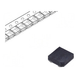 Traductor de sunet electromagnetic SMD 2,83kHz | Electronic-mag.ro | Componente Electronice