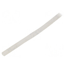 Manșon electroizolant silicon natural Ø3mm | Electronic-mag.ro | Componente Electronice